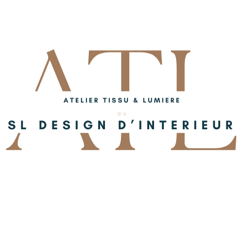 Logo Atelier Tissu & Lumière — SL Design d’intérieur